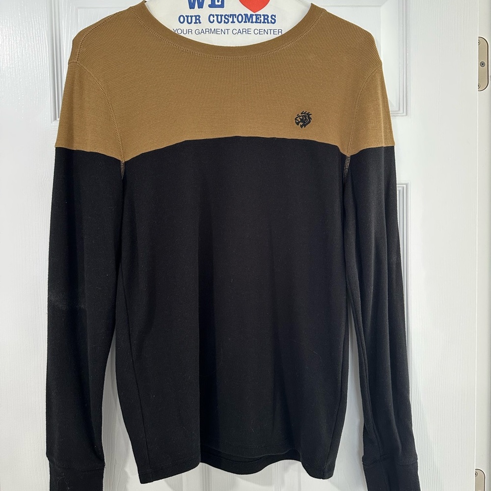 Express Men’s Two-Tone Long Sleeve Shirt - Picture 1 of 2